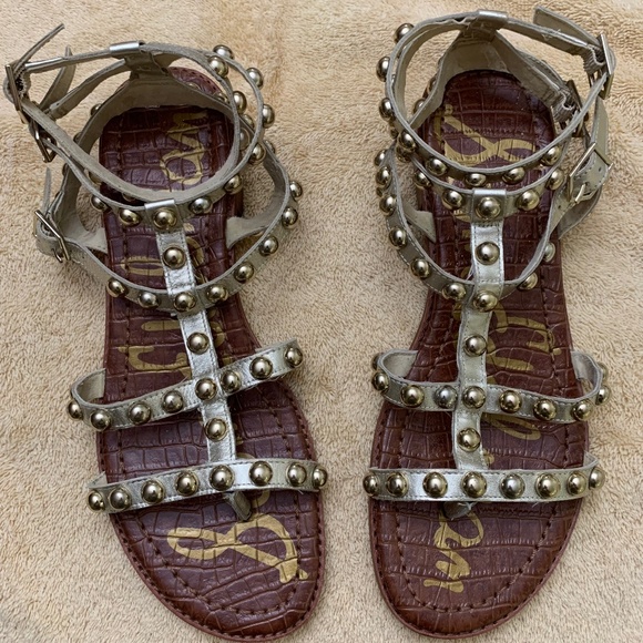 NWT Sam Edelman Eavan Studded Gladiator Sandals - Picture 1 of 9